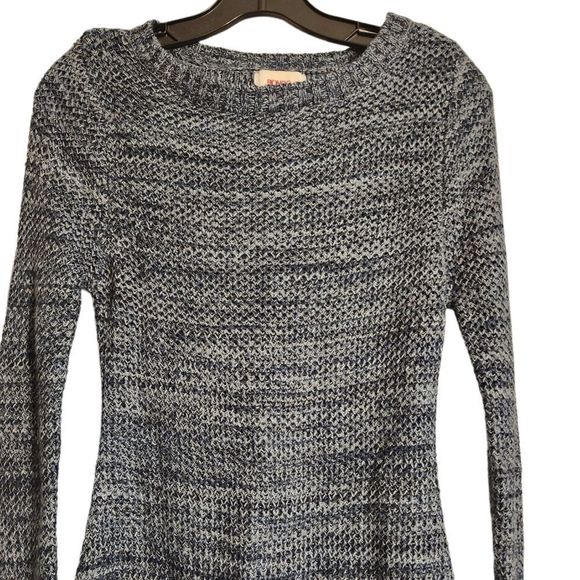 Bongo Sweater Knit Blue Multi Womens Size Small - Picture 3 of 12